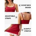thumbnail image 4 of ORUYROP Débardeurs en Coton avec Bretelles Spaghetti Réglables Couche Cami Col Rond S - 5X, 4 of 7