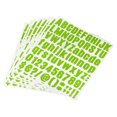 thumbnail image 1 of Uxcell 1 inch Self Adhesive Waterproof Vinyl Letter Number Sticker Set, 8 Sheet Light Green, 1 of 6