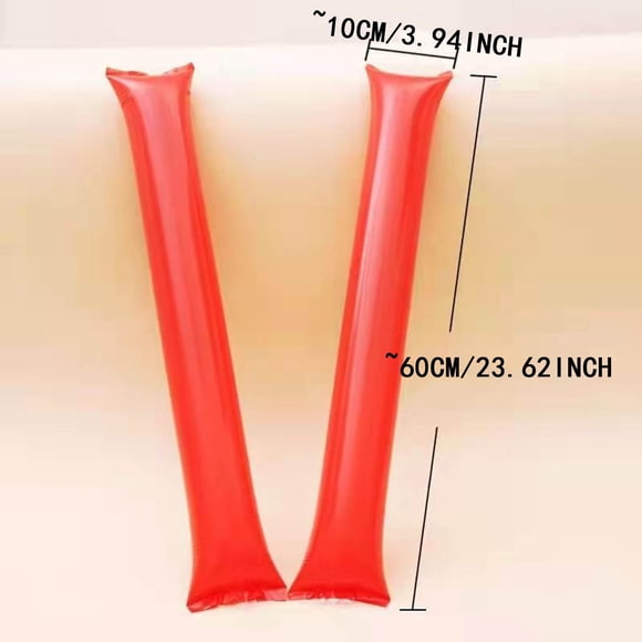 JJKBVCLO Plastic Inflatable Sticks For And Sports Events. Loud Cheerleading Sticks