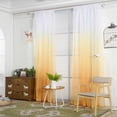 thumbnail image 4 of YZHM Gradient Sheer Curtain Tulle Window Treatment Voile Drape Valance 1 Panel Fabric, 4 of 4