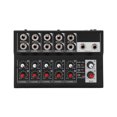 thumbnail image 2 of Audios Mixer, 2 Sorties de Canal 10 Canaux Mixer Entrée Microphone Console pour l'Enregistrement de Musique, 2 of 8
