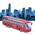 thumbnail image 4 of Autobus de Simulation, Forme Réaliste Généreuse Robuste Finition Exquise Jouet Autobus, Enfants Adultes pour Amis Ados Collègues Rouge, 4 of 8