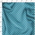 thumbnail image 3 of Soimoi Blue Poly Georgette Fabric Fleur_de_lis Damask Print Fabric by the Yard 42 Inch Wide, 3 of 6