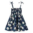 thumbnail image 1 of XZNGL Robe d'Été pour Filles Été Tout-Petits Bébés Filles Robe Sans Manches à Bretelles Imprimé Graphique Vêtements pour Enfants, 1 of 9