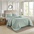 thumbnail image 1 of 510 Design Oakley 3 Piece Reversible Bedspread Set Seafoam King/Cal King, 1 of 4