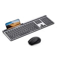 thumbnail image 1 of Samsers Wireless Keyboard and Mouse Combo, Ultra Slim Rechargeable Dual-Mode (Bluetooth 5.0x2 +2.4G) Silent Keyboard and Mouse Se, 1 of 7