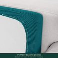 thumbnail image 4 of CHUN YI Housse de Coussin 1 Pce Spandex Extensible Texturé Boîte à Carreaux Housse de Siège, 4 of 6