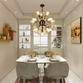 thumbnail image 1 of MAGNIFIQUE CHANDELIER EN FORME DE PISSENLIT AVEC 14 AMPOULES LED, 1 of 4