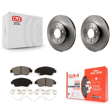 Transit Auto Kit de Rotors de Frein à Disque avant et Plaquettes Semi-Métalliques pour Voiture Honda Fit Civic del Sol K8S-100263