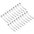 thumbnail image 3 of Button Electrode Wires, Electrode Wires White Easy Operation Reliable 20Pcs  For Treatment Devices, 3 of 8