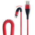 thumbnail image 3 of TopLLC Micro USB Queue de Poisson Ressort Câble Durable Données Recharge Rapide pour Téléphone Android en Liquidation, 3 of 3