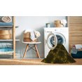 thumbnail image 2 of Ahgly Company Machine Washable Indoor Rectangle Transitional Dark Bronze Brown Area Rugs, 7' x 10', 2 of 7