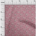 thumbnail image 2 of oneOone Popeline de Coton Rose Tissu Floral Matière de Robe Tissu Imprimé Tissu au Mètre 56 Pouces de Large, 2 of 4