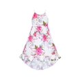 thumbnail image 1 of Robe Fille Florale Tissu Doux Dos Ouvert Robe d'Été 8 Ans, 1 of 8