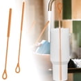 thumbnail image 1 of Long Flexible Silicone Cleaning Brush Upgraded Reusable Bending Design For Cup Lid Bottle Jar Kitchen Cleaning Tool 2PCS, 1 of 3
