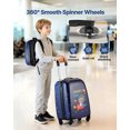 thumbnail image 4 of VEVOR Kids Luggage Set, 2 Piece, 18 Inch Hardside Rolling Wheels Suitcase with Hard-Shell Backpack, Dinosaur Kids Carry on Luggage Set, 4 of 9
