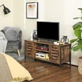 thumbnail image 2 of HOME TV Stand for 50 Inches Televisions, TV Bench Entertainment Center, 43.3"L x 15.7"W x 19.7"H, Rustic Brown4, 2 of 6