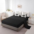 thumbnail image 3 of YST Modern Mid Century 7pcs Black Grey Comforter Set, Abstract Geometric Bedding Accessories, Twin Size, 7 Count, 3 of 4