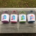thumbnail image 3 of Bunny Printing Easter Egg Gift Storage Basket Canvas Tote Handbag Bucket Bag, 3 of 4