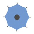 thumbnail image 2 of Almencla Trampoline Shade Cover Oxford Outdoor Trampoline Sun Protection Cover 14ft, 2 of 8