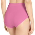 thumbnail image 3 of Bali Womens One Smooth U All Around Smoothing Brief, 7, Purple Rose Pointelle, 3 of 3