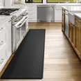 thumbnail image 2 of DEXI Kitchen Rug Anti Fatigue,Non Skid Cushioned Comfort Standing Kitchen Mat Waterproof and Oil Proof Floor Runner Mat, Easy to Clean, 17"x79", Black, 2 of 15
