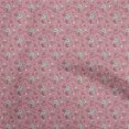 thumbnail image 1 of oneOone Popeline de Coton Rose Tissu Floral Matière de Robe Tissu Imprimé Tissu au Mètre 56 Pouces de Large, 1 of 4
