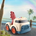 thumbnail image 4 of Children's Simulation Engineering Car Toy, Sound And Light Music, Brown, ABS Material, Various Models, Flexible Wheels, Promotes Imaginative Play, Gift for Boys And Girls, 4 of 6