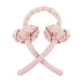 thumbnail image 1 of kurtrusly Hair Curling Rod Ribbon Heatless Foam Hair Roller Clip Reusable Portable Wrap Headband, Light Pink, 1 of 6