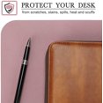 thumbnail image 4 of Table Pad, Desk Pad, 70 * 35cm Pu Leather Table Pad, Laptop Table Pad, Double-Sided (Purple), 4 of 4