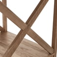 thumbnail image 4 of Mainstays Farmhouse End Table, Rustic Weathered Oak, 4 of 8