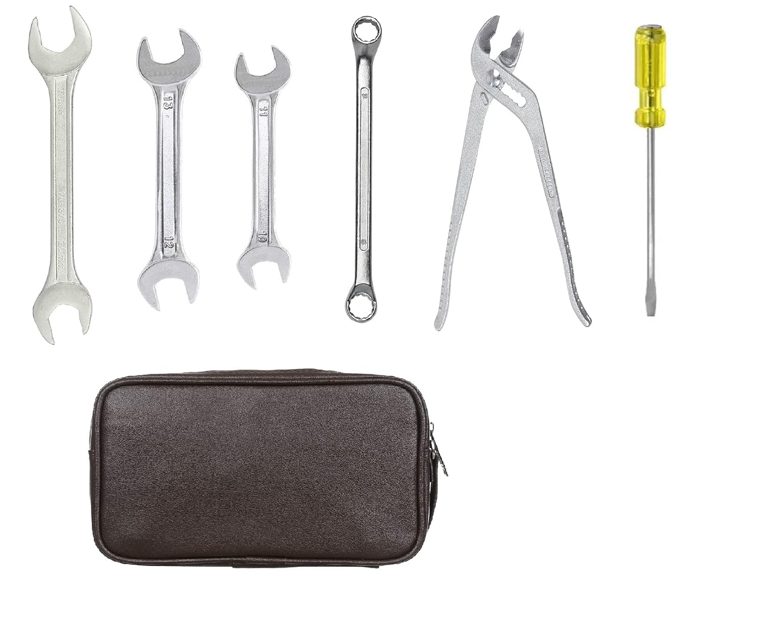 Tractor Automobile Tool Repair Kit | Hand Tool Kit, Maintenance Set | Compact & Multi-Purpose Tool Kit | Pana Set - Set Of Spanner, Screwdriver & Plier | Compact, For Repair Maintenance