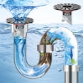 thumbnail image 1 of Vrorvz Universal Stainless Steel Floor Drain Deodorizer for Bathroom and Toilet Odor Control Water Blocking Insect Rodent Prevention Easy Installation with Detachable Filter Basket, 1 of 8