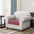 thumbnail image 2 of CHUN YI 1 Piece Cushion Cover Spandex Stretch Textured Grid Box Cushion Seat Slipcover, 2 of 6