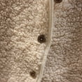 thumbnail image 4 of FAIWAD Womens Fleece Vest Fall Winter Warm Sleeveless Button Down Waistcoat Solid Color Loose Vest Coat, 4 of 7