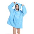 thumbnail image 1 of Faithtur Universal Warm Hooded Sweater Fashion Printing Mink Wool Home Clothes, 1 of 6