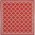 thumbnail image 4 of Safavieh Courtyard Red Indoor Outdoor Rug - Square 7'10", 4 of 5