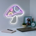 thumbnail image 5 of Merkury Innovations Enseigne murale néon LED champignon 13,4", 5 of 5