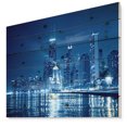 thumbnail image 1 of Design Art - Nuit Skyline de Chicago Bleue, 1 of 5