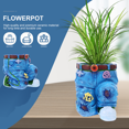 thumbnail image 2 of 1Pc Unique Pants Shaped Flower Pot Home Garden Planter Creative Plants Pot Blue, 2 of 6
