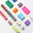 thumbnail image 4 of 125/250g Building Blocks Bulk Set City Classic Bricks Colorful Assembly DIY Creative Toy Educational Interactive Toy for Kids,dark blue,250g, 4 of 7