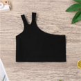thumbnail image 4 of Birdeem Solid Color Children Fashionable Girl Sleeveless Top Summer Children Camisole, 4 of 12