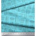 thumbnail image 3 of Soimoi Blue polyester Crepe Fabric Geometric & Arrow African Print Sewing Fabric Yard 52 Inch Wide, 3 of 3