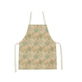 thumbnail image 1 of Cooking Apron for Women and Men Cotton Linen Blend Adjustable Kitchen Apron Rainproof Oil-Resistant with Heat Transfer Print 26.77 in x 21.65 in, 1 of 6