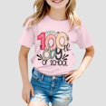 thumbnail image 2 of FhsagQ le 7 Juillet Mode Enfants Décontractée Imprimé Col Rond Ample Manches Courtes T-Shirt Haut Tout-Petit Filles T-Shirts de Printemps 4T Ensembles Pâques Chemises Filles Taille 7/8 Athlétique Pâques 12-13 Ans, 2 of 4
