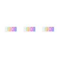 thumbnail image 1 of relayinert Colorful Digital Numbers For Easy Reading Large Display Screen Double Placement 8009D  WhiteOuter 3Set, 1 of 6