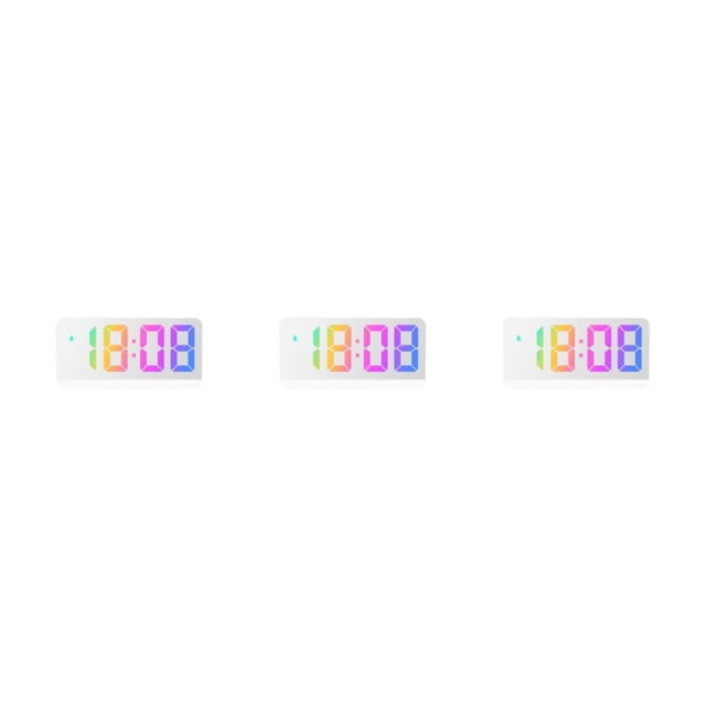 relayinert Colorful Digital Numbers For Easy Reading Large Display Screen Double Placement 8009D WhiteOuter 3Set