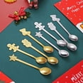 thumbnail image 2 of Christmas Decorations for Home Christmas Table Decor Stainless Coffee Spoons  Tree New Year 2024, 2 of 6