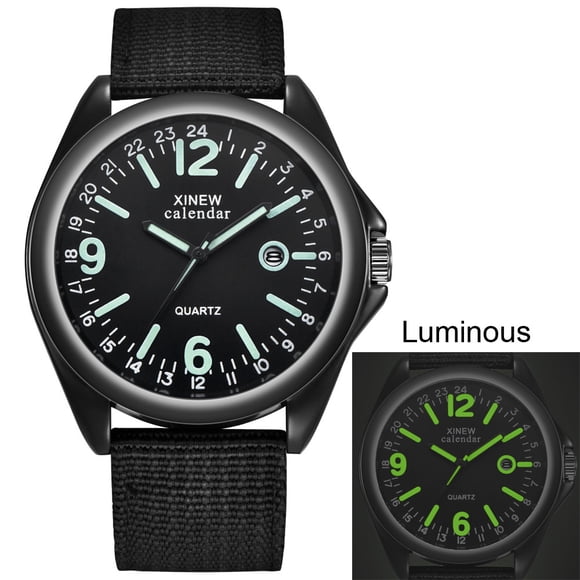 Rinsvye Watch Mens Black Quartz Aviation Watch Sport Dial Wrist Watch World Map Watch Date Men's Watch Watches for Men Digital Analog Watch Automatic Watches for Men
