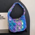 thumbnail image 4 of Women Commute Bag Colorful Quilted Designer Lady Handbags Fashion Hobo Hand Bags, 4 of 9